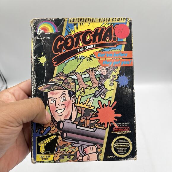 Gotcha! The Sport! (Nintendo NES, 1987) With Box - TESTED - Picture 2 of 13